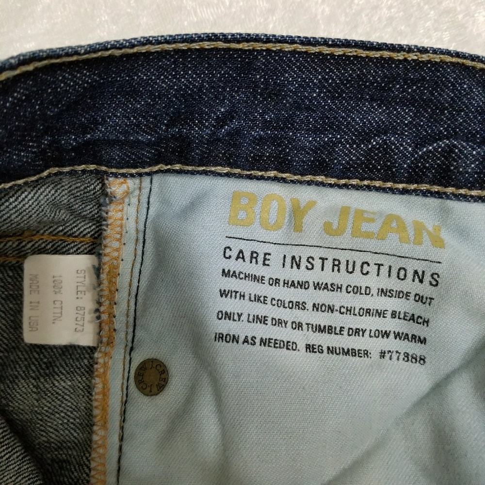 J. Crew Boy Jean Mid-Rise Straight Leg Denim - Picture 7 of 8